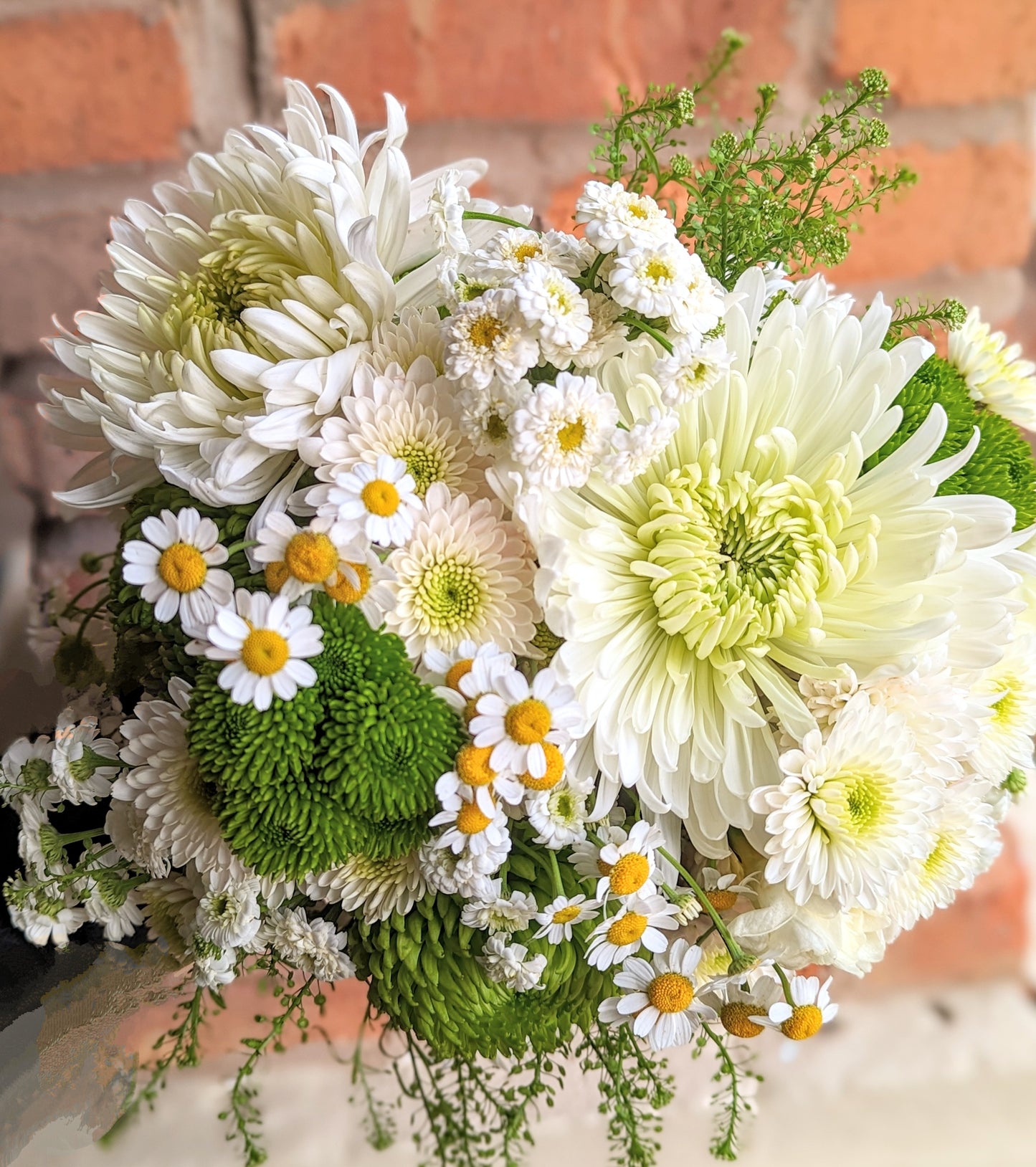 Beautiful Bouquet with Monogrammed Ribbon